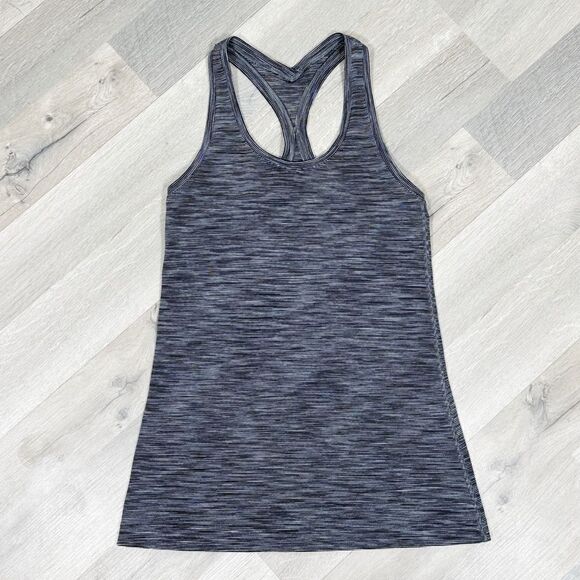 Lululemon Cool Racerback II Nulu Tank Top Shirt Wee‎ Are From Space Grey 4 - Picture 7 of 11